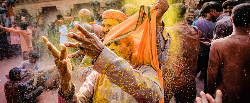 Vrindavan holi